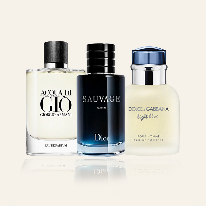 Acquista 1 e Prendi 3 - Kit Acqua Di Gio, Sauvage Parfum, Light Blue (100 ml ciascuno)